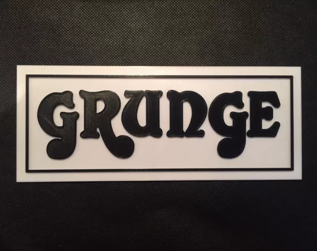 Parody Joke Grunge Novelty Amplifier Badge Emblem Logo Guitar Amp Cab For Orange