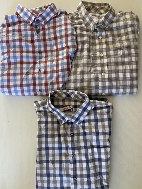 Johnnie-O Hanging Out Long Sleeve Men’s Shirt Size XL Lot Of 3 Shirts