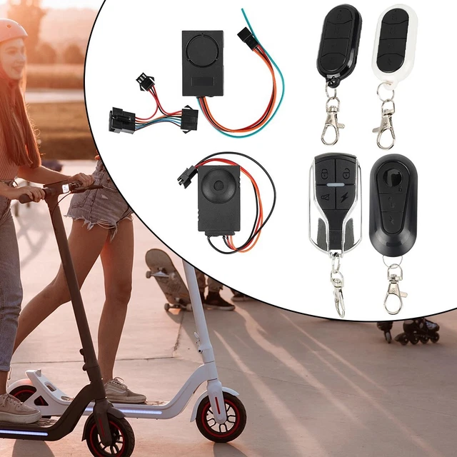 Allarme Antifurto Per Bici E Auto 113dB Con Telecomando – Sensore Vibrazioni Digi-Office Nero