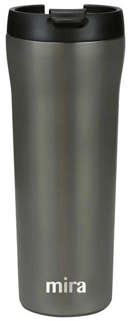 MIRA 16 oz Stainless Steel Insulated Travel Mug for Coffee & Tea