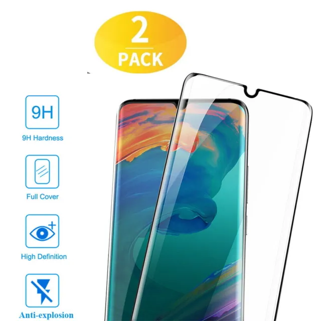 Kit 2 Glas für Huawei Honor 8A/Y6 (2019) Schutzfilm Full Touch Gehärtetes 9D