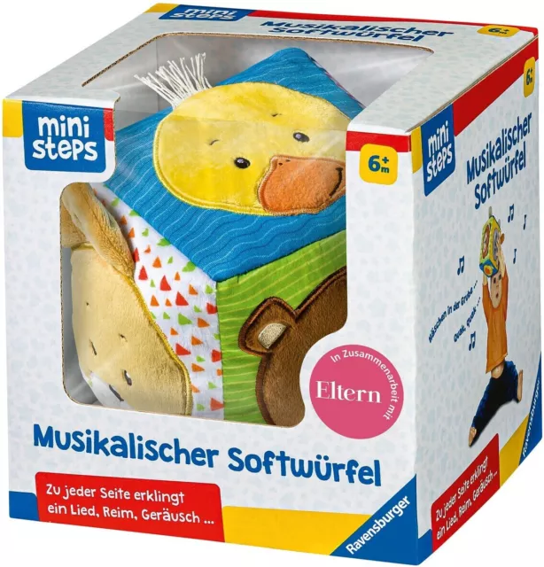 Ra­vens­bur­ger ministeps Spielzeug Mu­si­ka­li­scher Softwürfel 04162