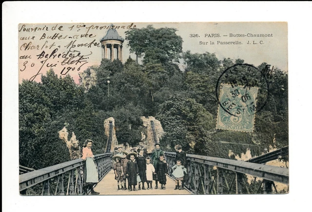 C14294 - Une Carte Postale Ancienne - PARIS - Buttes-Chaumont