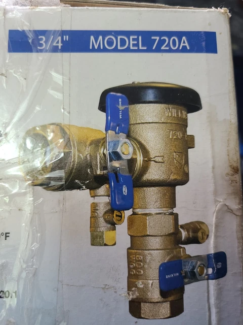 Zurn Wilkins ¾” 720A Pressure Vacuum Breaker Assembly