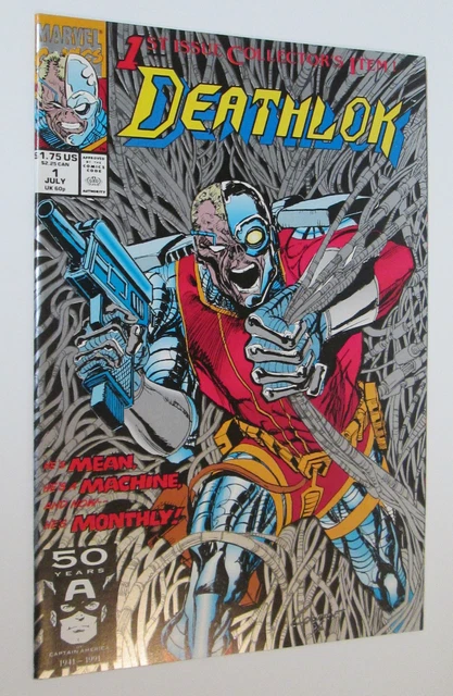 DEATHLOK #1 July 1991 1st Issue! Marvel Comics VF+ to NM Condition