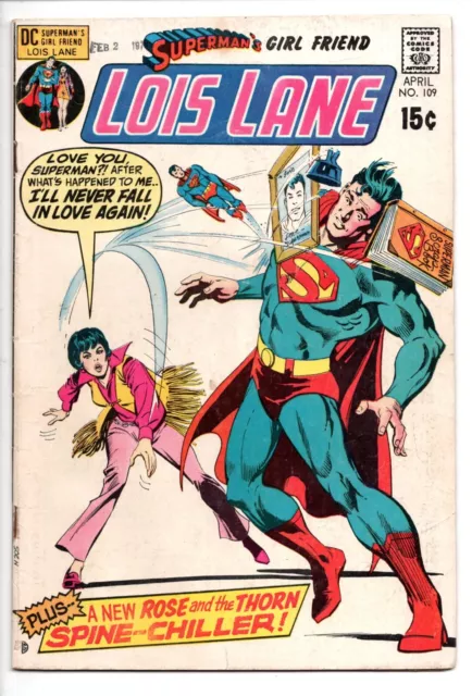 Supermans Girlfriend Lois Lane #109 ( Vg  4.0 ) 109Th Issue Giant Superman Vs Ll