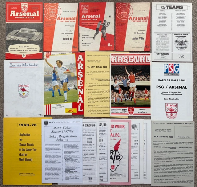 arsenal-fc-mixed-football-programme-collection-memorabilia-bulk-bundle
