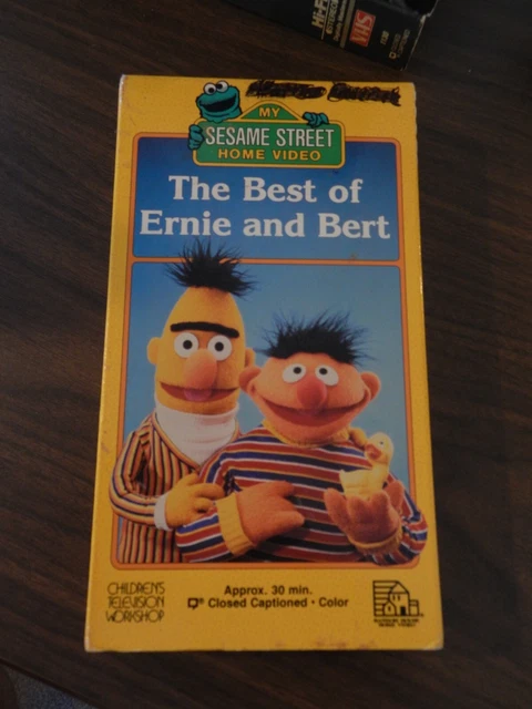 SESAME STREET VHS BEST OF ERNIE AND BERT KIDS TV RANDOM HOUSE *mold on ...
