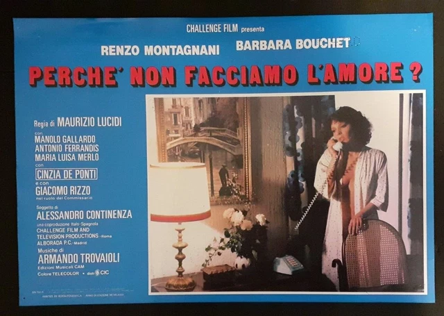 MA PERCHÈ NON facciamo l'amore ? x4 lotto fotobuste lobby card