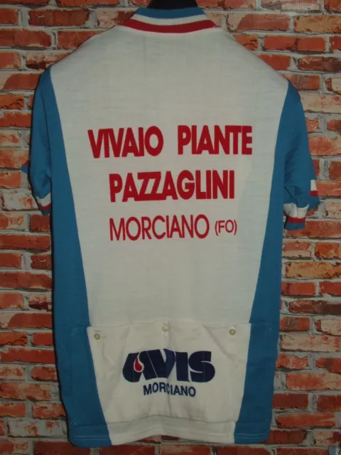 Vintage 70'S Morcian 50% Wool Bike Bike Jersey Shirt