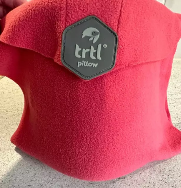 TRTL Travel Pillow Coral Fleece Original - Used Once
