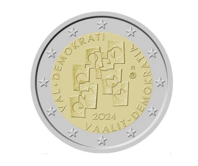 2 EURO FINNLAND 2025 Wahlen und Demokratie in PP / Proof EUR 20,00