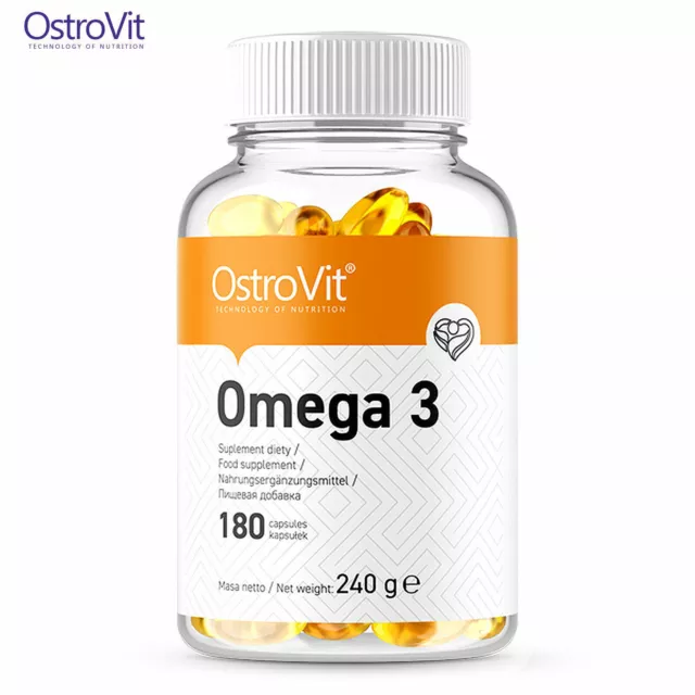 OMEGA-3 Supports Heart Health * Maintain Triglyceride Levels * Fish Oil 1000 mg