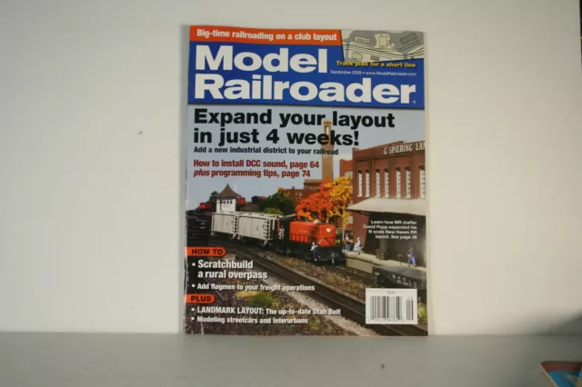 Model Railroader Magazine September 2008