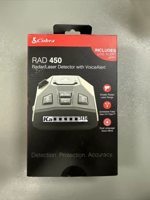 Cobra Certified Refurbished Rad 450 Radar Laser Detector