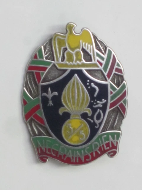 INSIGNE 2° CREBLE DIEN BIEN PHU Légion Etrangère Indochine Drago
