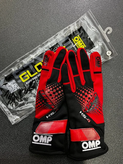 Kk02744E060M Ks-4 Gloves My2018 Rosso/Nero Tg. M
