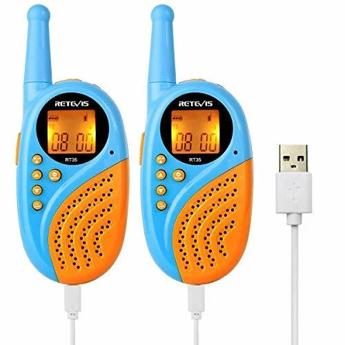 Retevis RT638 Walkie Talkie Bambini: 16 Canali VOX per Campeggio Sicuro