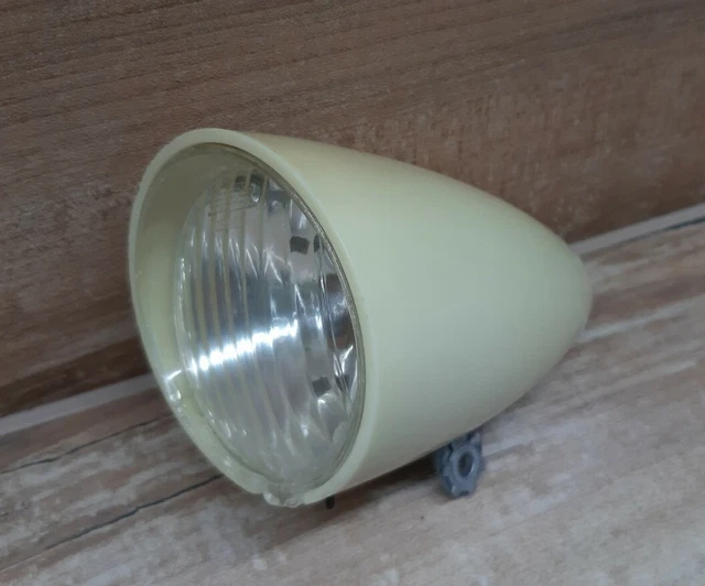 Lampe Frontale Vélo Vintage FER Ruhla DDR - Allemagne De L'Est - Occasion Fonctionnelle