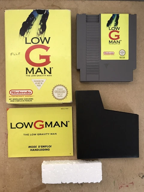 Jeu Nintendo NES Complet En Boite PAL B FRA Low G Man The Low Gravity Man