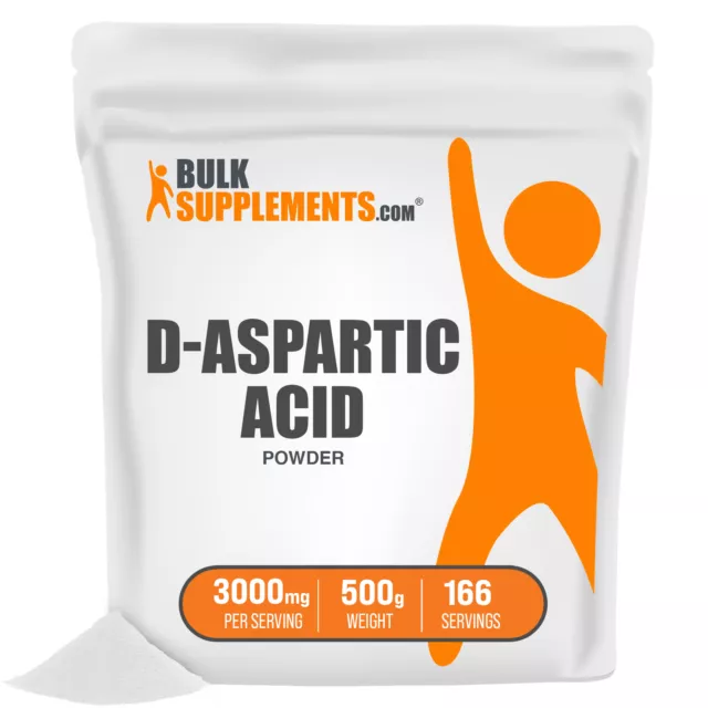 BulkSupplements D-Aspartic Acid Powder 500g - 3g Per Serving