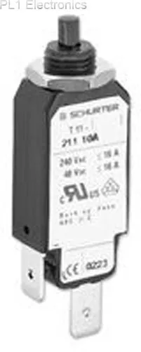 Schurter - T11 211 0,5A - Circuit Breaker, 0.5A