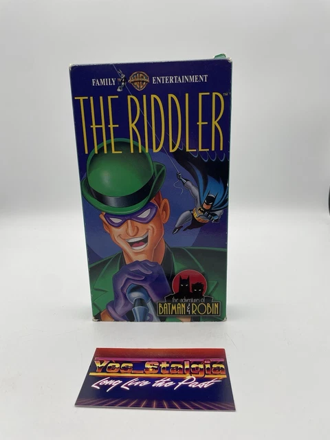 THE ADVENTURE OF Batman & Robin: The Riddle VHS Tape 1995 Warner Bros £ ...