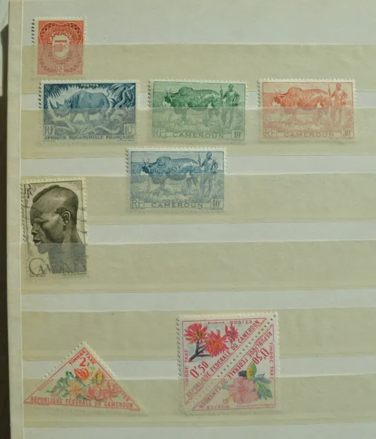 France French Cameroun Old Stamps Lot Mnh