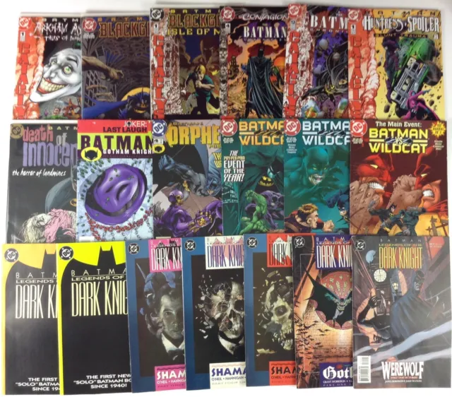 Batman Lot of 19 DC Comics Blackgate Chronicles Wildcat Legends Dark Knight