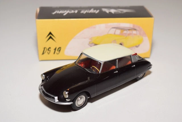 Tt 1:43 Tapis Volant Citroen Ds 19 Ds19 Black Cream Roof Mib Extremely Rare!!!