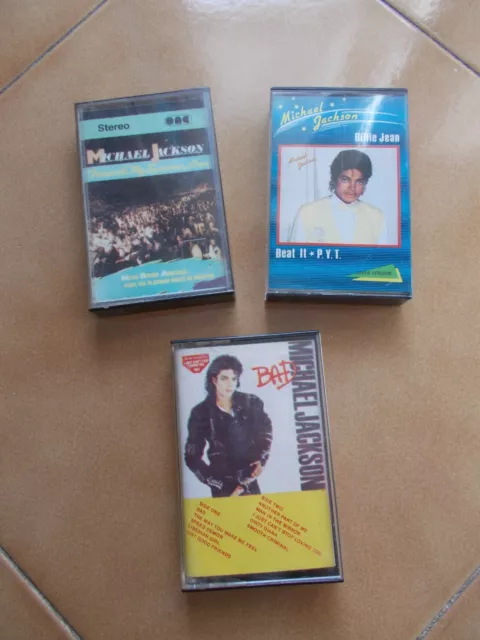 Michael Jackson Lotto 3 Mc Cassette Tape Di Cui 1 Cover Version Bad Farewell ...