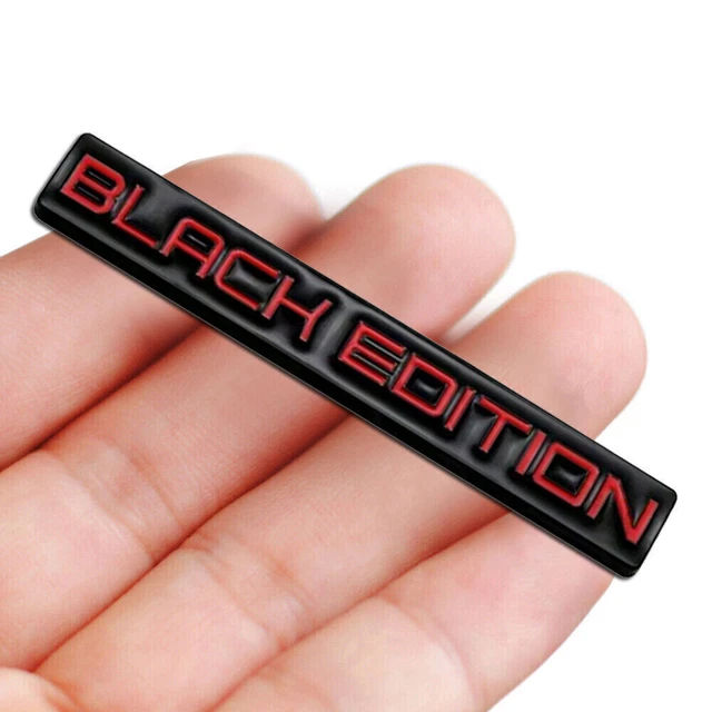 XANAPON 2PCS Firefighter Edition Emblems 3D Metal Fender Badge Car Decal Chrome Auto