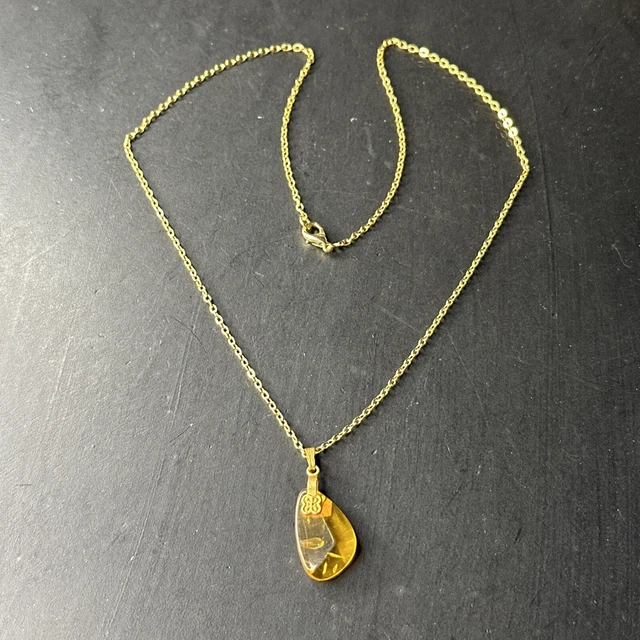 Collier Maille 1930 Art Nouveau Plaqué Or 18k (750/1000), élégant Et Vintage