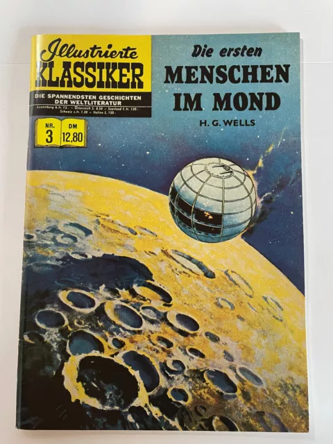 Illustrierte Klassiker  Softcover  Nr. 3  Die ersten Menschen im Mond Hethke