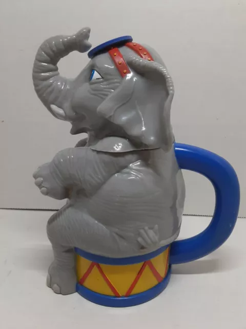 Ringling Bros. Barnum & Bailey Circus Elephant Flip Top Lid Souvenir Mug/ Cup