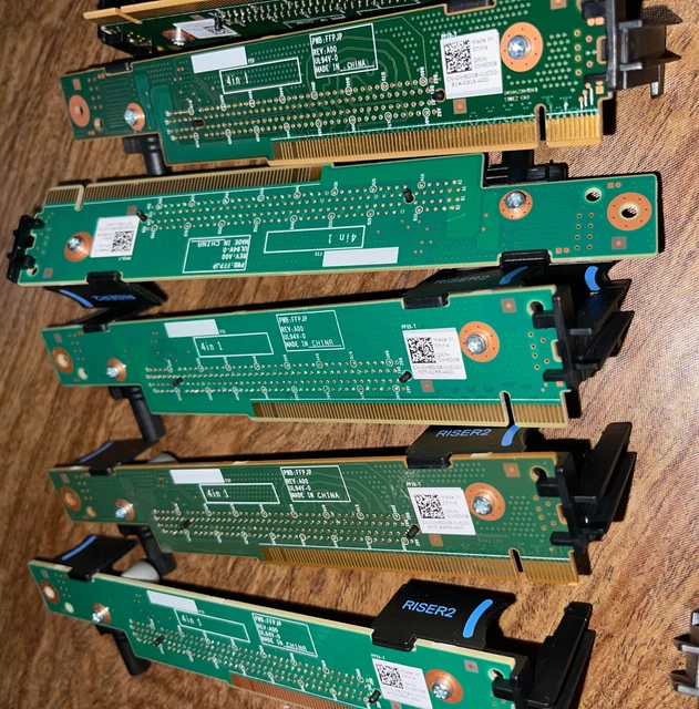 USED DELL POWEREDGE R640 Riser 2 Card PCI-E X16 for 2nd CPU W6D08 $34. ...