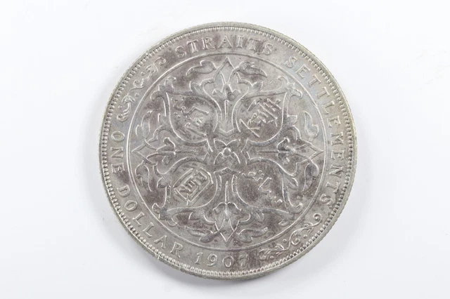 Straits Settlements 1907 H 1 One Dollar