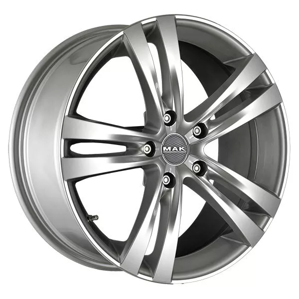 Jantes Roues Mak Zenith Pour Peugeot Bipper N1 7X17 4X100 Hyper Silver Cmi 2