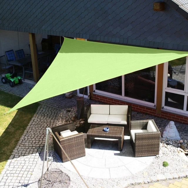 Shade Cloth Patio Sails Blackout Cloth Outdoor Sun Shade Water Proof 7
