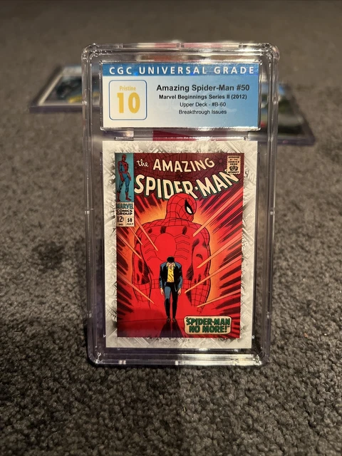 Marvel Beginnings Series 2 Breakthrough B-60 Amazing Spider-Man #50 CGC 10 Prist