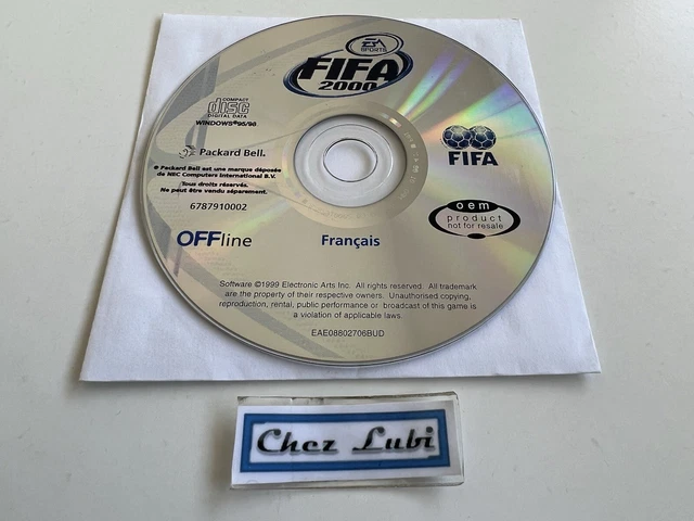 Jeu PC FIFA 97 (EA Sports) - Version Française Big Box - Avec Notice - Bon État Collecteur