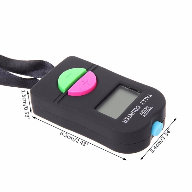 Mini elektronischer Zählzähler für Golfschläge und Headcount Management