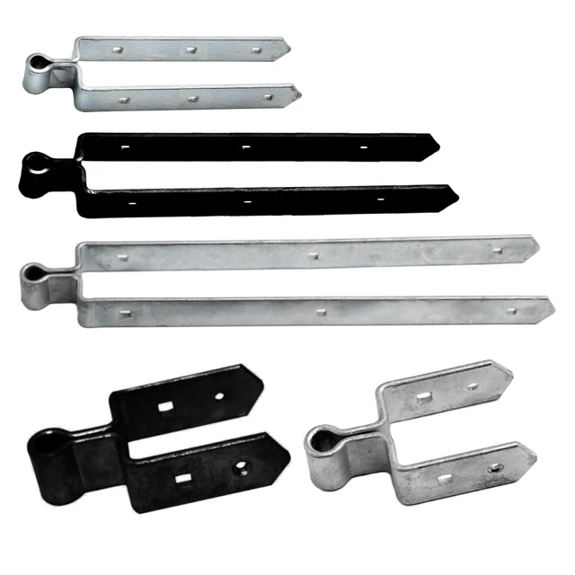 GATE HINGE HEAVY Duty Galvanised Double Strap Field Gate Band £11.45
