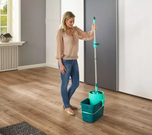 Set Clean Twist System M Rotations-Bodenwischer Wischmop ohne Bücken! + Mop NEU