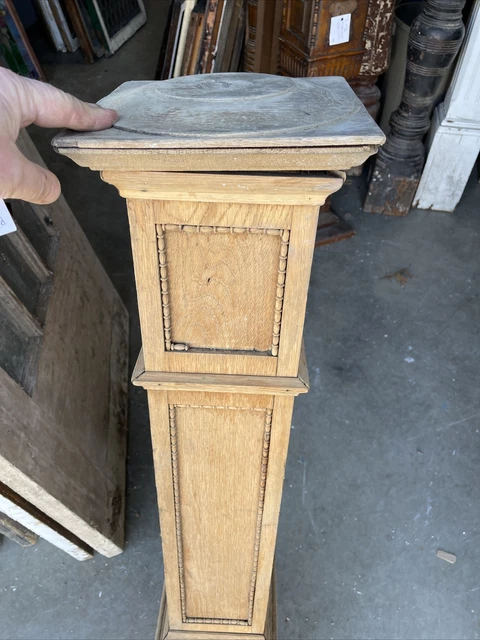 Bova 44 Antique Oak Newell Post 44 X 7.75 X 8 Stripped 5