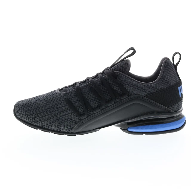 Puma Axelion Two-Tone 37719002 Mens Gray Canvas Athletic Running Shoes 5