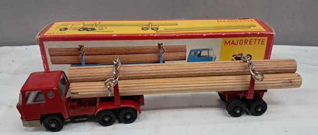 Majorette N320 Fardier Bernard Rouge - Camion Transporteur Echelle 1:100 (Occasion)