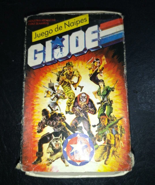 Gi Joe Argentina Deck of Cards Cromy