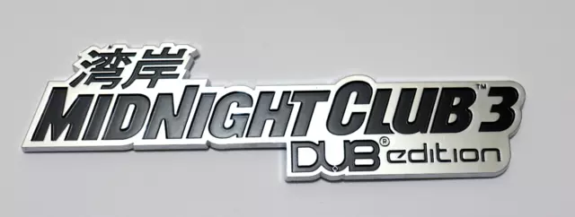 Midnight Club 3 Dub Edition Promo Rare Sign Display Plastic Sticker PS2 Xbox 360