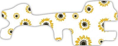 Abstract Painted Sunflowers Flower Wrap For Doc Band Helmet Baby Cranial Helmet